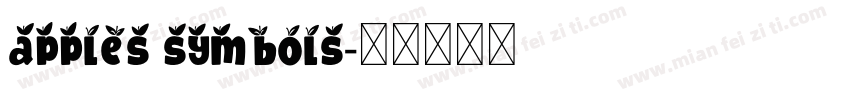 apples symbols字体转换